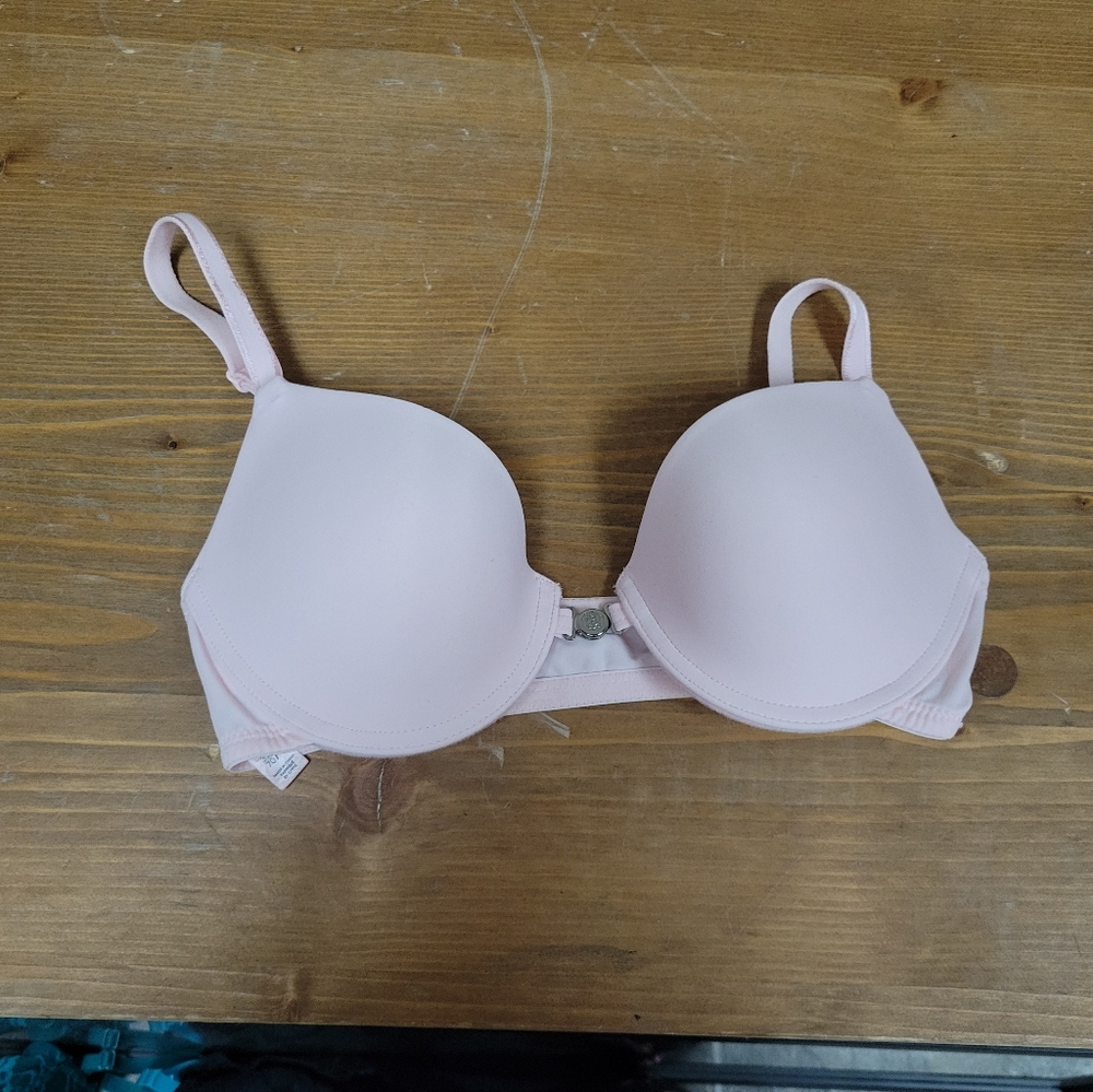 Front Clasp Pink Bra La Vie En Rose